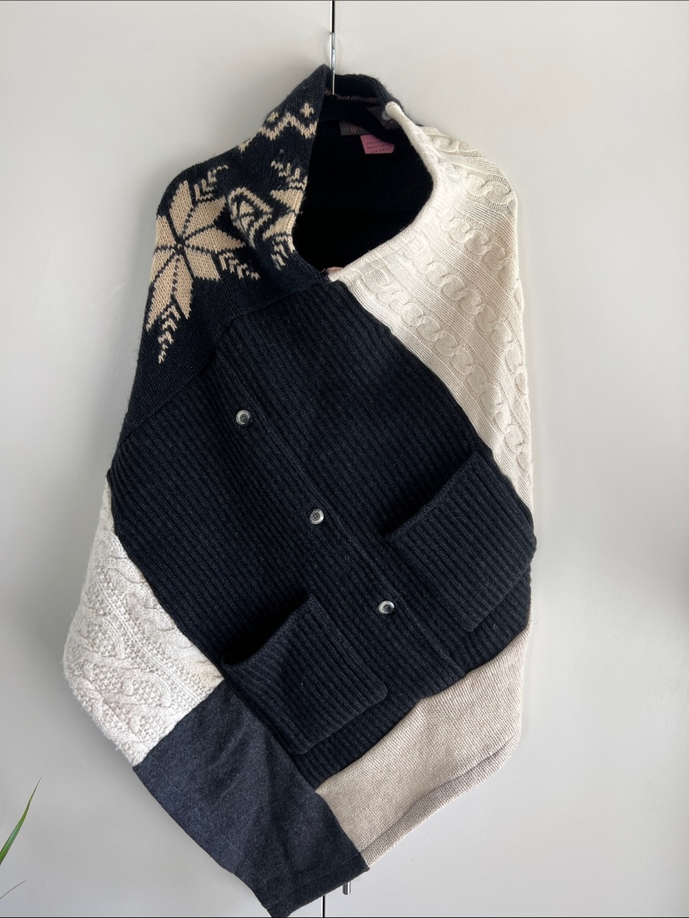 Honeybea Handmade Wool Poncho - Picture 2 of 12